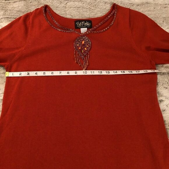 : : BOB MACKIE Embellished Soft Sweater : : - Picture 5 of 10